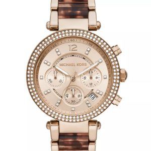 Michael Kors Women's Chronograph Parker Rose Gold